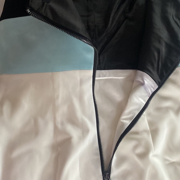 (A54) JAYGODFREY midi sheath color block midi dress, Size 0 - Picture 7 of 8